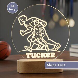 Custom Runner LED Night Light – Gift for Track & Fitness Lovers